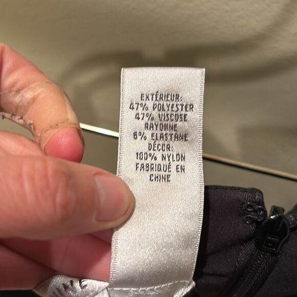 Nine West woman's black skirt with lace at the bottom - Picture 8 of 8
